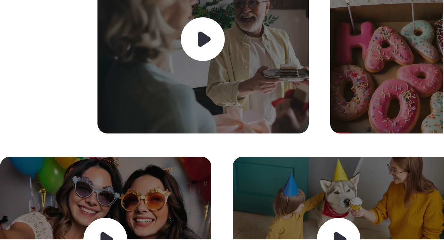 videos of birthday celebration